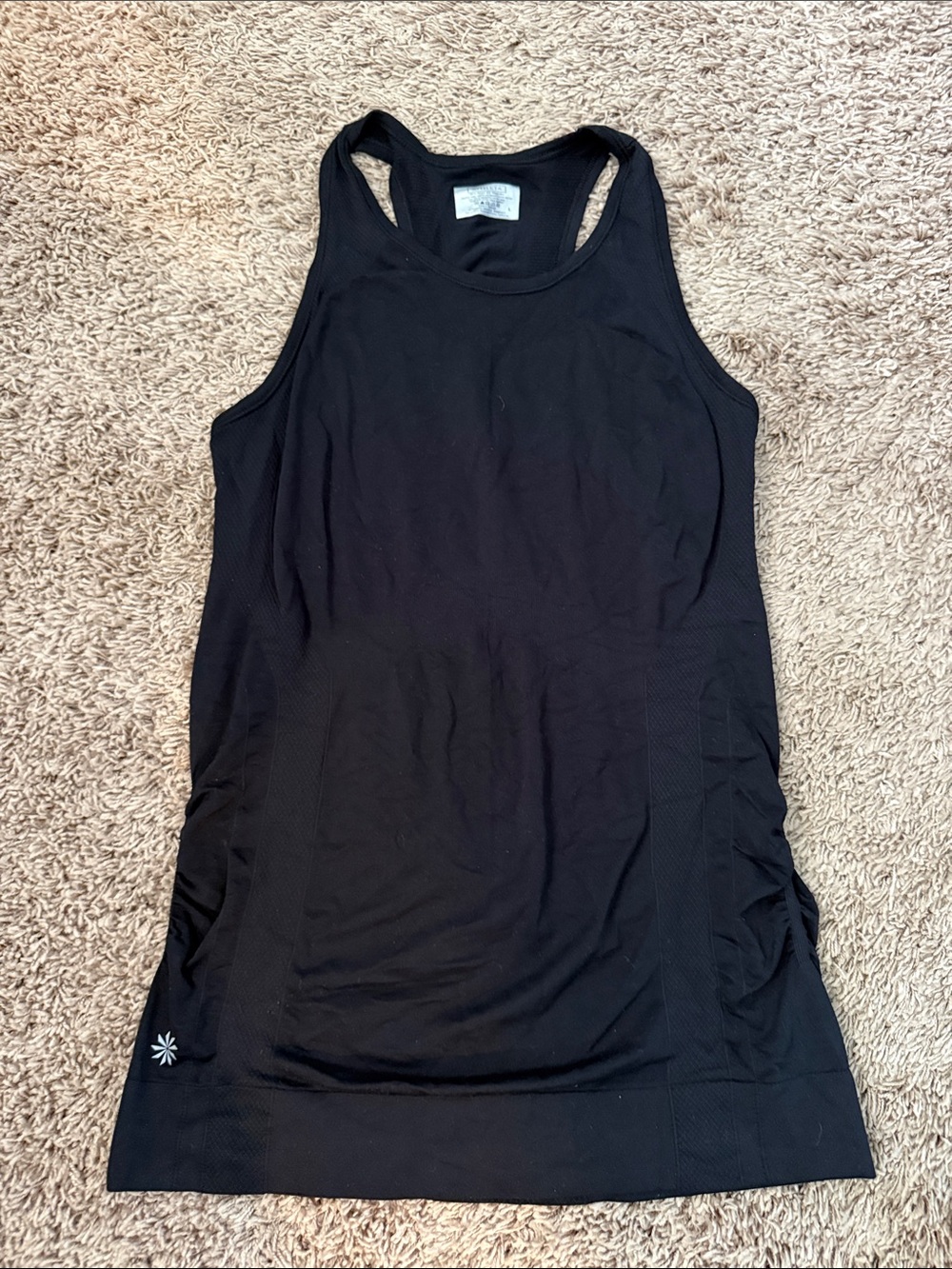 Athleta Black Racerback Performance Tank